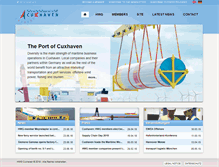 Tablet Screenshot of port-of-cuxhaven.de